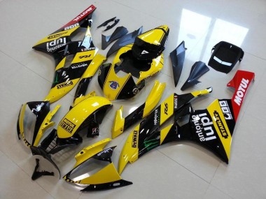 Jaune Monster Lupi 06-07 YZF R6 Carénage Moto