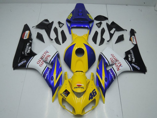 Jaune Nastro 06-07 CBR1000RR Carénage Moto