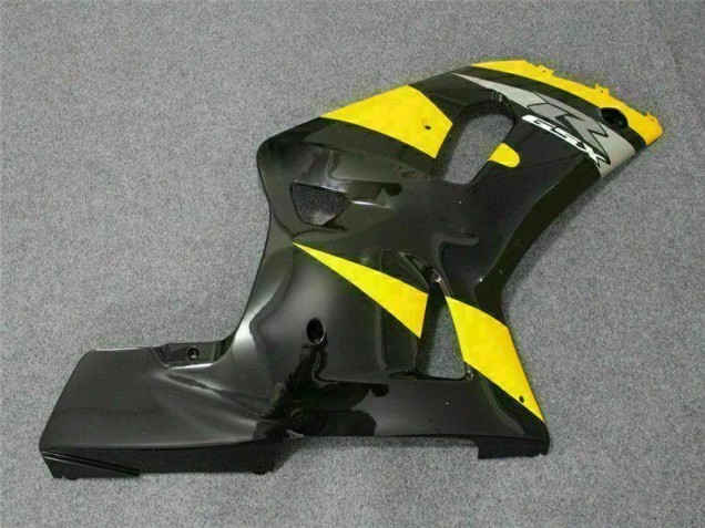 Jaune Noir 01-03 GSXR 600/750 Carénage Moto Jaune Noir 01-03 GSXR 600/750 Carénage Moto
