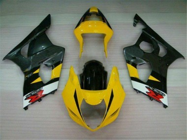 Jaune Noir 03-04 GSXR 1000 Carénage Moto