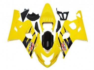 Jaune Noir 04-05 GSXR 600/750 Carénage Moto