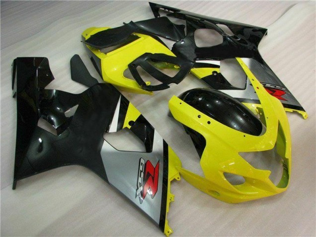 Jaune Noir 04-05 GSXR 600/750 Carénages Moto Jaune Noir 04-05 GSXR 600/750 Carénages Moto