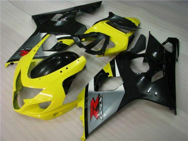 Jaune Noir 04-05 GSXR 600/750 Carénages Moto Jaune Noir 04-05 GSXR 600/750 Carénages Moto