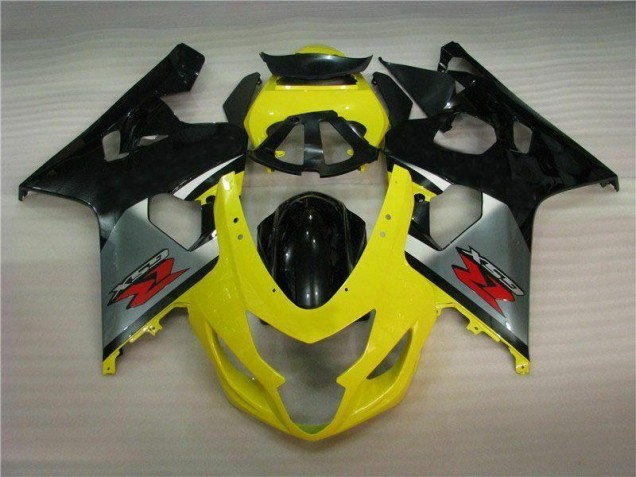 Jaune Noir 04-05 GSXR 600/750 Carénages Moto Jaune Noir 04-05 GSXR 600/750 Carénages Moto