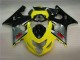 Jaune Noir 04-05 GSXR 600/750 Carénages Moto Jaune Noir 04-05 GSXR 600/750 Carénages Moto