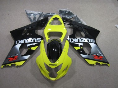 Jaune Noir 04-05 GSXR 600 Carénage Moto