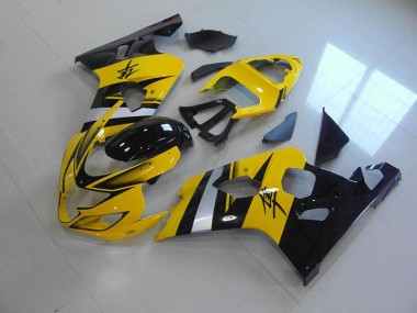 Jaune Noir 04-05 GSXR 750 Carénage Moto