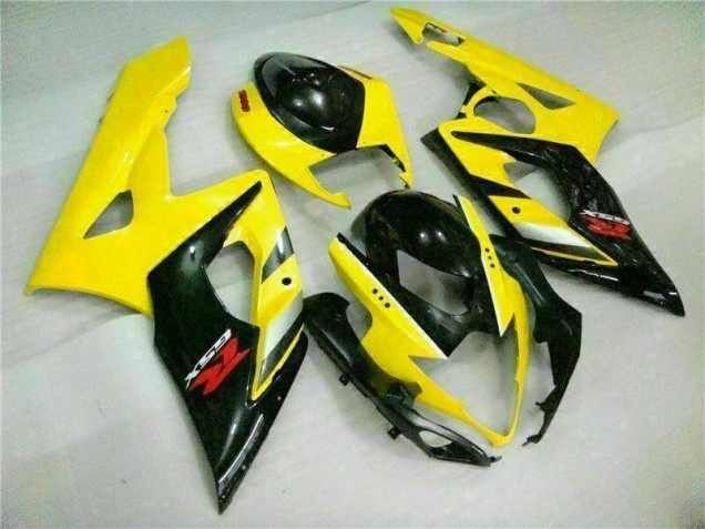 Jaune Noir 05-06 GSXR 1000 Carénage Moto Jaune Noir 05-06 GSXR 1000 Carénage Moto