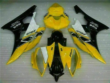 Jaune Noir 06-07 YZF R6 Carénages Moto