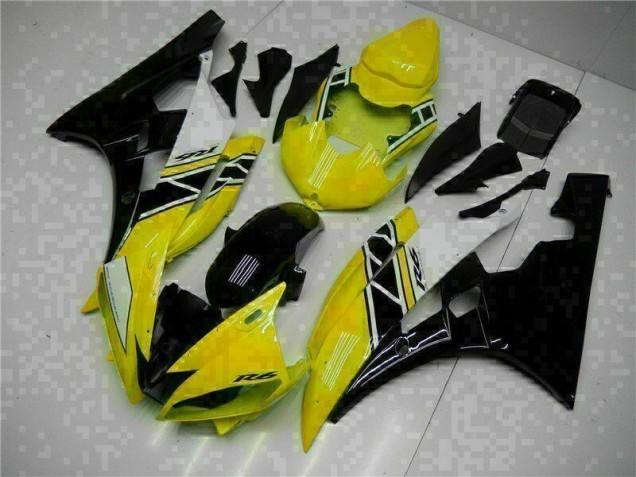 Jaune Noir 06-07 YZF R6 Carrosserie Moto Jaune Noir 06-07 YZF R6 Carrosserie Moto