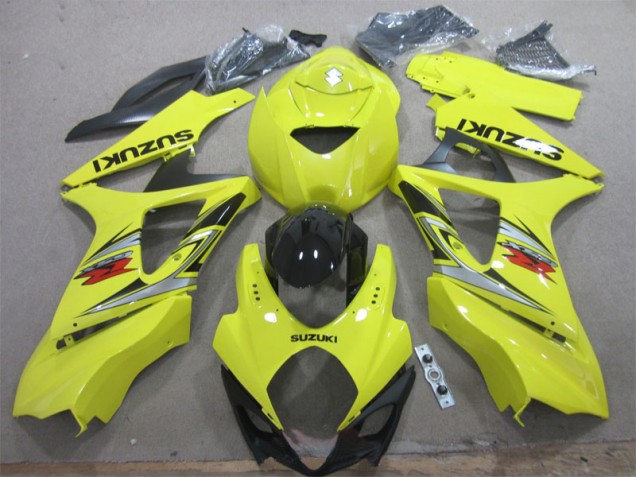 Jaune Noir 07-08 GSXR 1000 Carrosserie Moto Jaune Noir 07-08 GSXR 1000 Carrosserie Moto