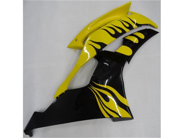 Jaune Noir 08-16 YZF R6 Carénage Moto Jaune Noir 08-16 YZF R6 Carénage Moto