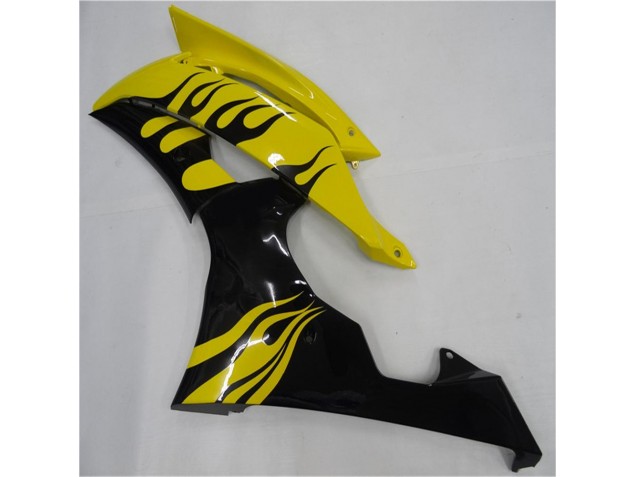Jaune Noir 08-16 YZF R6 Carénage Moto Jaune Noir 08-16 YZF R6 Carénage Moto