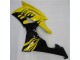 Jaune Noir 08-16 YZF R6 Carénage Moto Jaune Noir 08-16 YZF R6 Carénage Moto