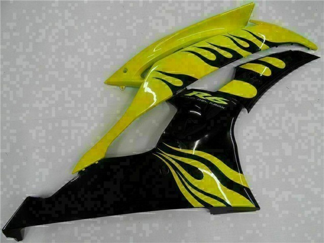 Jaune Noir 08-16 YZF R6 Carénages Moto Jaune Noir 08-16 YZF R6 Carénages Moto