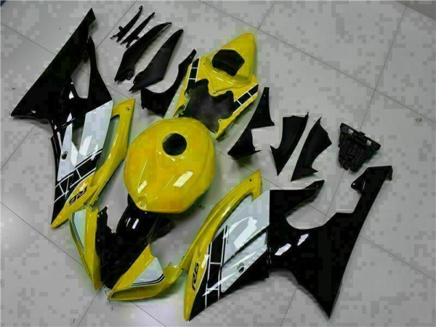 Jaune Noir 08-16 YZF R6 Carrosserie Moto Jaune Noir 08-16 YZF R6 Carrosserie Moto