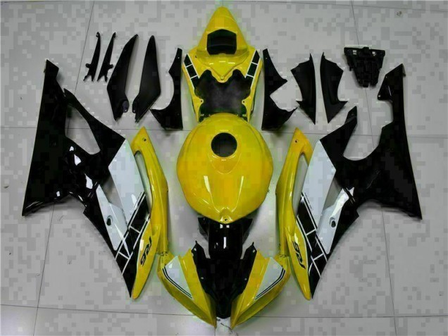 Jaune Noir 08-16 YZF R6 Carrosserie Moto Jaune Noir 08-16 YZF R6 Carrosserie Moto