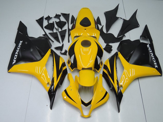 Jaune Noir 09-12 CBR600RR Carénage Moto Jaune Noir 09-12 CBR600RR Carénage Moto