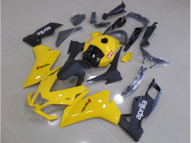 Jaune Noir 11-18 RS4 50 125 Carénage Moto Jaune Noir 11-18 RS4 50 125 Carénage Moto