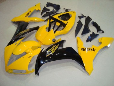 Jaune Noir Flamme 04-06 YZF R1 Carénage Moto