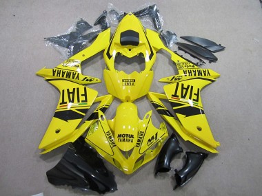 Jaune Noir Motul Fiat 07-08 YZF R1 Carénage Moto