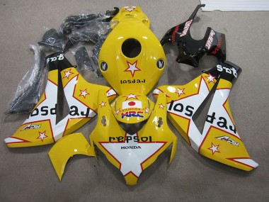 Jaune Repsol HRC 08-11 CBR1000RR Carénage Moto