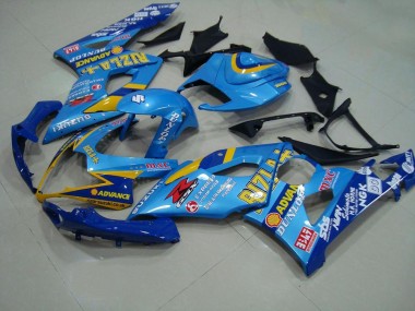 Light Bleu Rizla 05-06 GSXR 1000 Carénage Moto