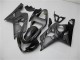 Carénages Moto Suzuki GSXR 600/750 2004-2005 - Gris Noir Flamme