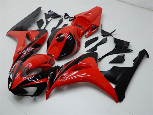 Kits Carénages Moto Honda CBR1000RR 2006-2007 - Rouge Noir Brillant