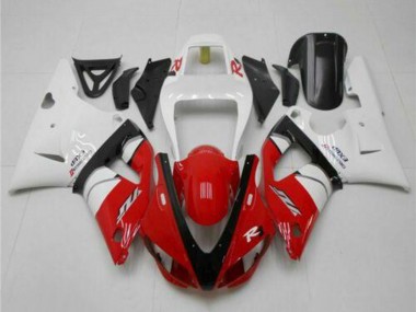 Carénages Moto Yamaha YZF R1 1998-1999 - Blanc Rouge Noir