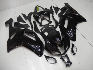 Carénage Moto ABS Kawasaki ZX6R 2007-2008 - Noir Brillant