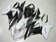 Carénages ABS Kawasaki ZX6R 2013-2018 - Blanc Noir Mat