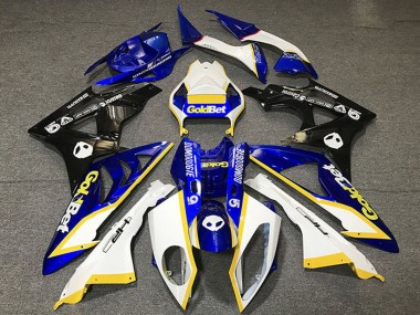 Carénages Moto Honda CBR1000RR 2012-2016 - Blanc Bleu Jaune Noir Brillant OrBet