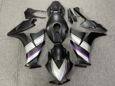 Carénages Moto Honda CBR1000RR 2012-2016 - Argent Violet Noir Mat