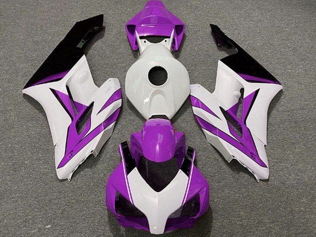 Carénages Moto Honda CBR1000RR 2004-2005 - Blanc Violet Noir Brillant