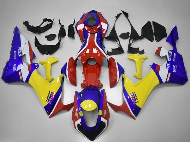 Carénages Moto Honda CBR1000RR 2017-2023 - Blanc Rouge Bleu Jaune HRC
