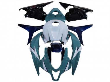 Kits Carénage Moto Honda CBR600RR 2009-2012 - Blanc Bleu Noir Brillant