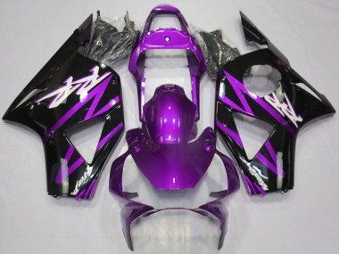 Carénage Moto Honda CBR954RR 2002-2003 - Violet Noir Brillant