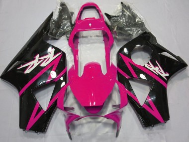 Carénages Moto Honda CBR954RR 2002-2003 - Rose Noir Brillant