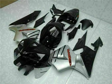 Carénages Moto Honda CBR600RR 2005-2006 - Noir Brillant Argent