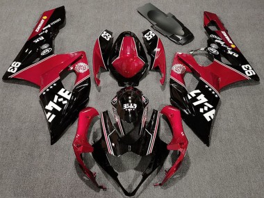 Carénages Moto Suzuki GSXR 1000 2005-2006 - Rouge Noir Brillant Blanc