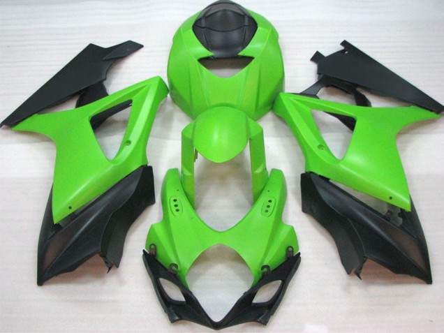 Carénages Moto Suzuki GSXR 1000 2007-2008 - Vert Noir Mat