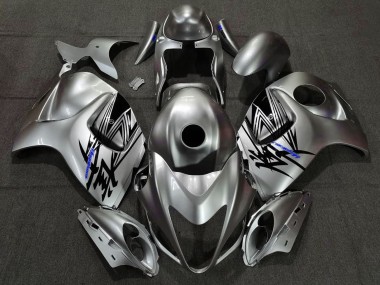 Carénages Moto Suzuki GSXR 1300 2008-2020 - Argent Liquide Bleu