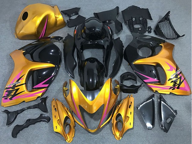 Carénages Moto Suzuki GSXR 1300 2008-2020 - Or Rose Noir