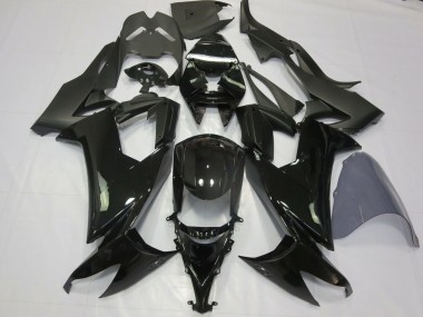 Carénages Moto Kawasaki ZX10R 2008-2010 - Noir Brillant Noir Mat