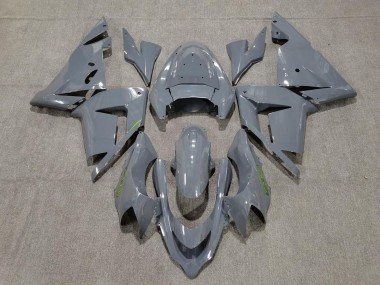 Carénages Moto Kawasaki ZX10R 2004-2005 - Gris Brillant Vert