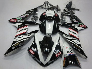 Carénages Moto Yamaha R1 2004-2006 - Blanc Noir Volvo Fimer Yamalube Sterilgarda 28