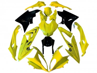 Carénages Moto BMW S1000RR 2009-2014 - Jaune Noir Brillant HP