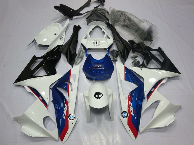 Carénage Moto BMW S1000RR 2009-2014 - Blanc Rouge Bleu Noir Brillant