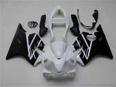 Kits Carénage Moto Honda CBR600 F4i 2001-2003 - Blanc Noir Brillant